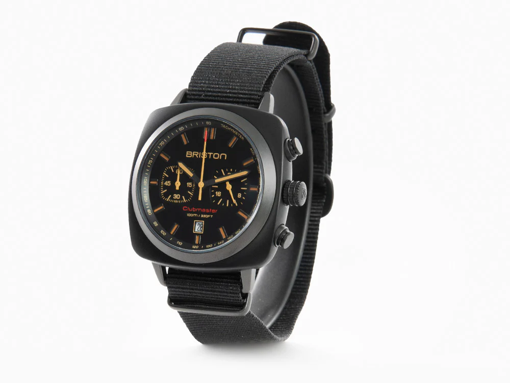 Briston Clubmaster Sport Quartz Watch, Black, 42 mm, 18142.PBAM.BS.4.NB - Image 4