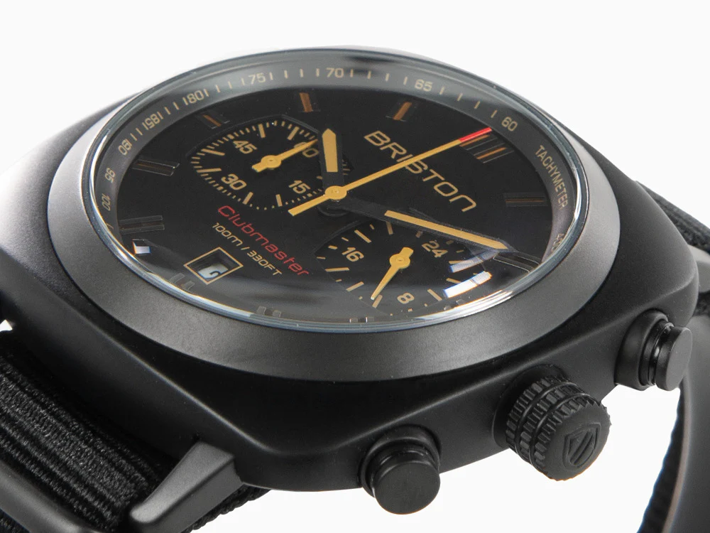 Briston Clubmaster Sport Quartz Watch, Black, 42 mm, 18142.PBAM.BS.4.NB - Image 8