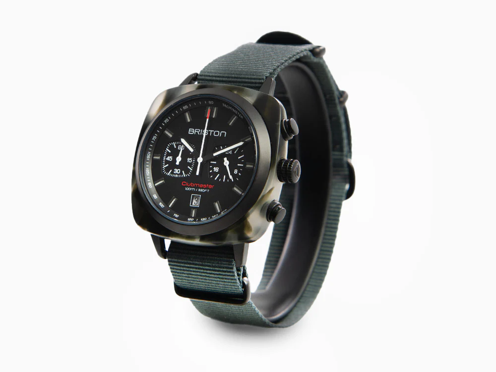 Briston Clubmaster Sport Quartz Watch, Black, 42 mm, 18142.PBAM.GTS.3.NG - Image 4