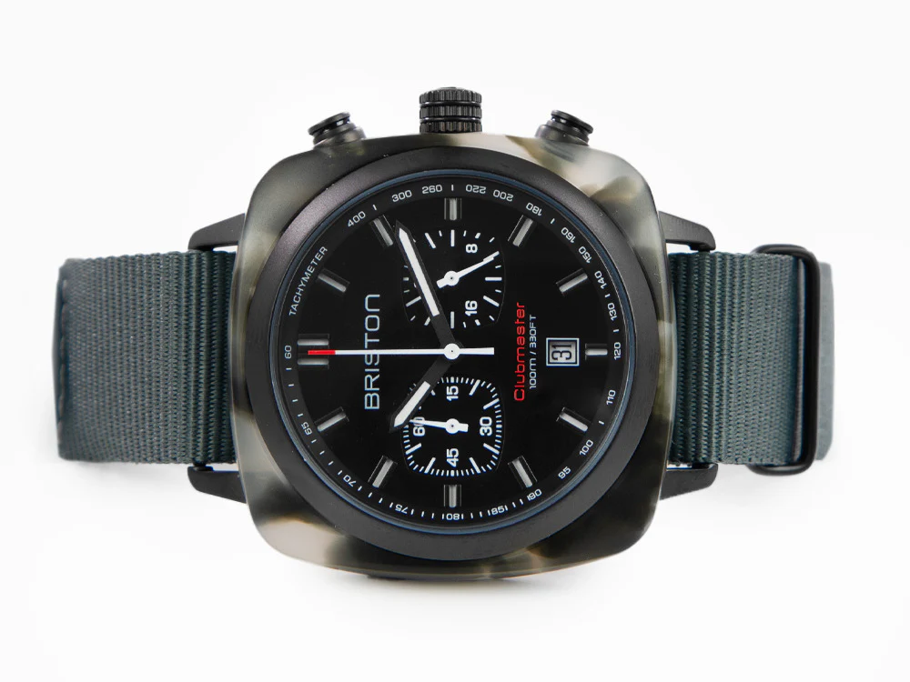 Briston Clubmaster Sport Quartz Watch, Black, 42 mm, 18142.PBAM.GTS.3.NG - Image 7