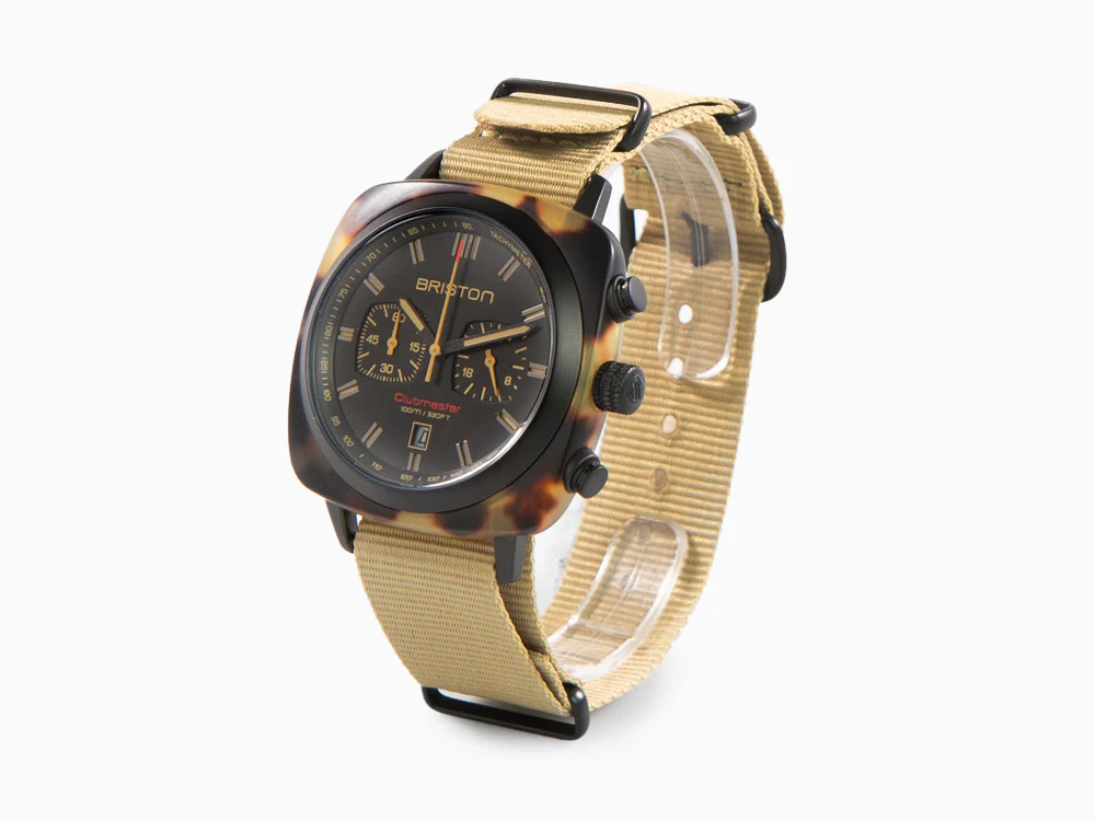 Briston Clubmaster Sport Quartz Watch, Black, 42 mm, 18142.PBAM.TSS.5.NK - Image 4