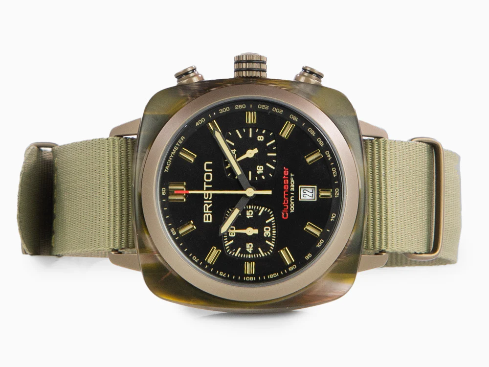 Briston Clubmaster Sport Quartz Watch, Black, 42 mm, 18142.PKAM.TJS.19.NJ - Image 7