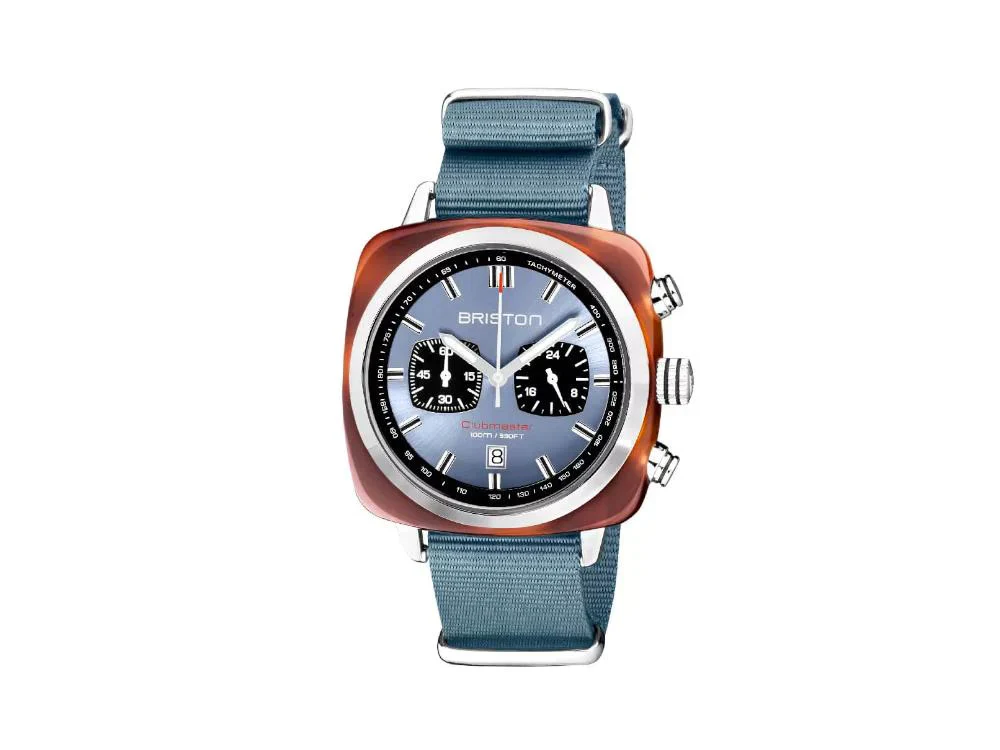 Briston Clubmaster Sport Quartz Watch, Blue, 42 mm, 20142.SA.TS.25.NIB - Image 9