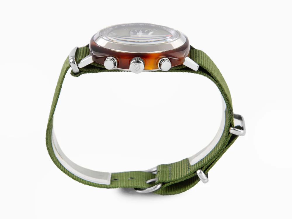 Briston Clubmaster Sport Quartz Watch, Green, 42 mm, 20142.SA.TS.26.NOL - Image 5