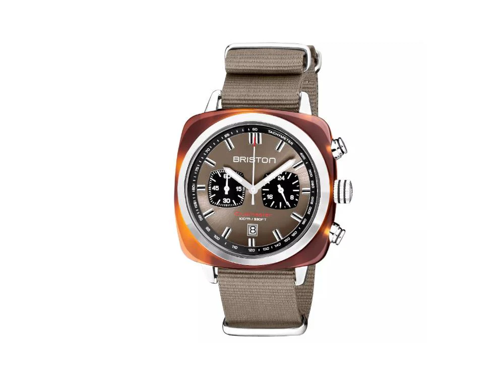 Briston Clubmaster Sport Quartz Watch, Grey, 42 mm, 20142.SA.TS.30.NT - Image 2
