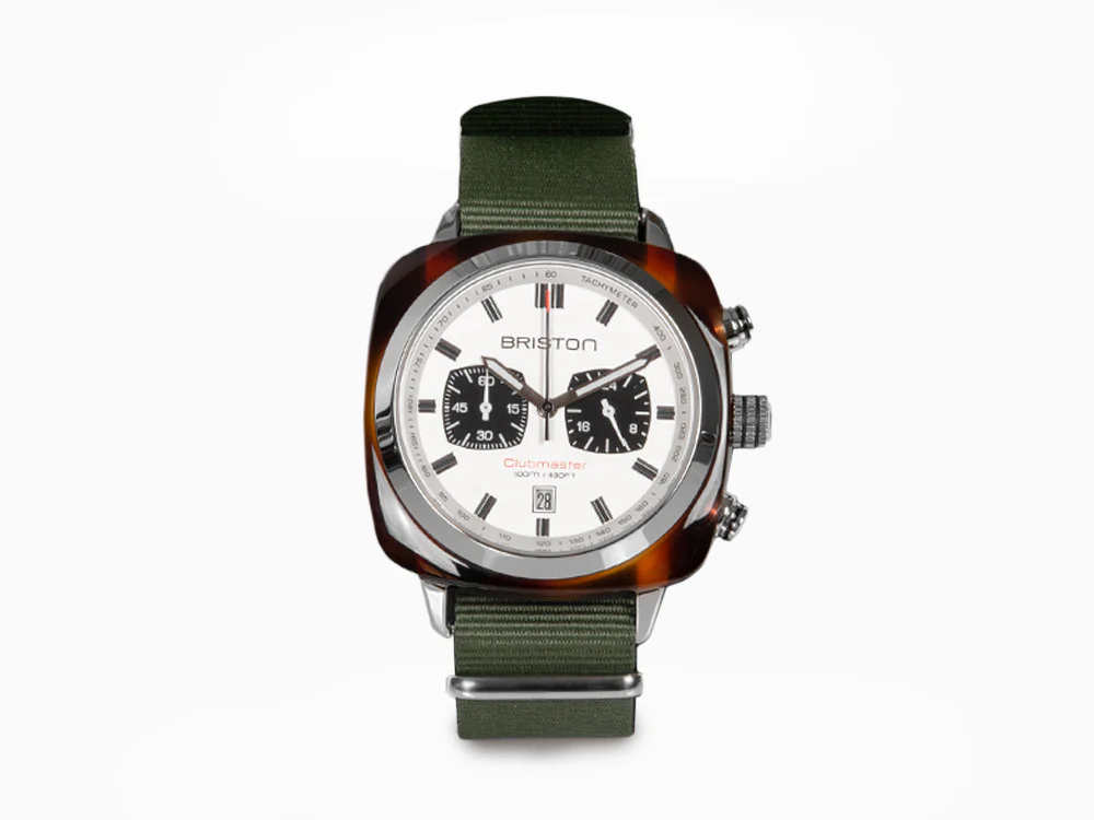 Briston Clubmaster Sport Quartz Watch, White, 42 mm, 17142.SA.TS.2.NGA - Image 2