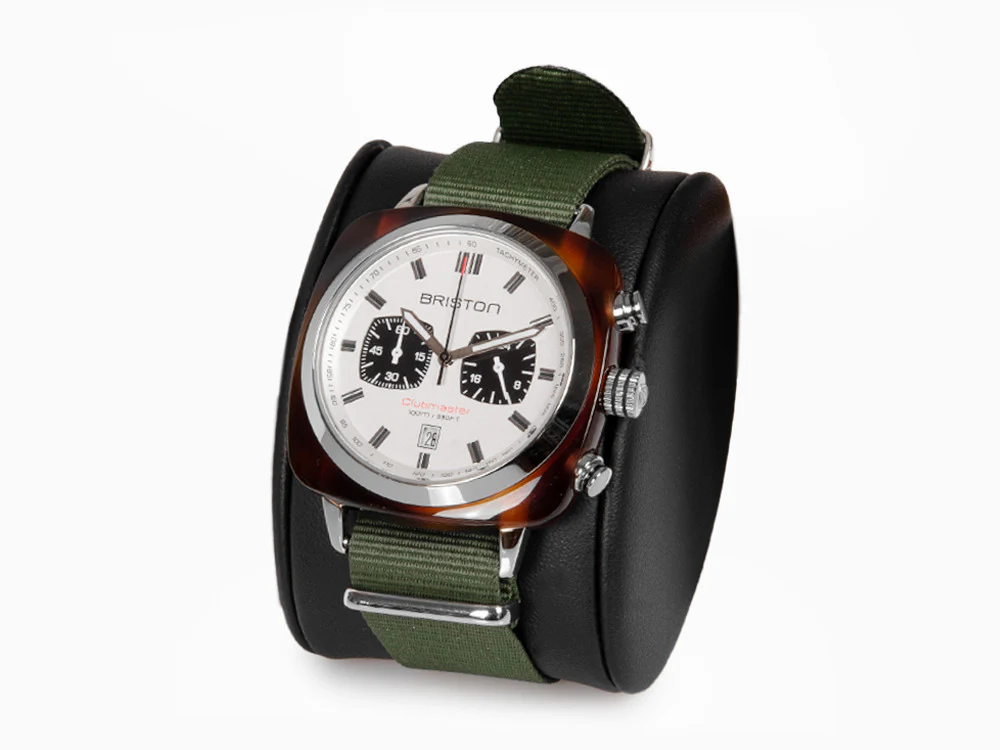 Briston Clubmaster Sport Quartz Watch, White, 42 mm, 17142.SA.TS.2.NGA - Image 4