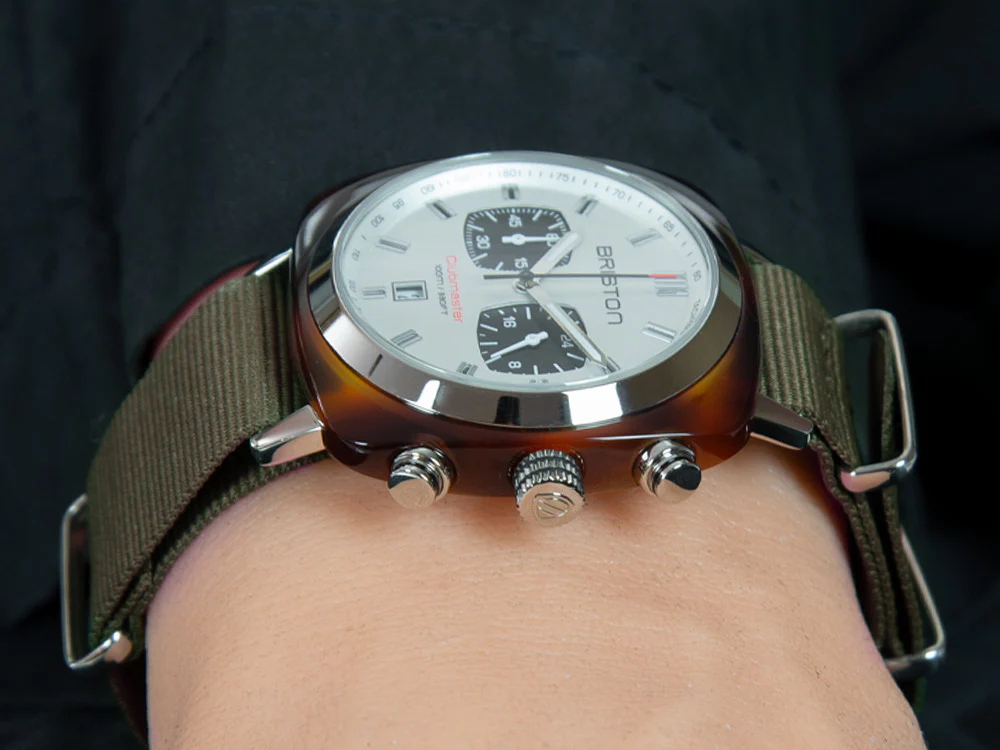 Briston Clubmaster Sport Quartz Watch, White, 42 mm, 17142.SA.TS.2.NGA - Image 5