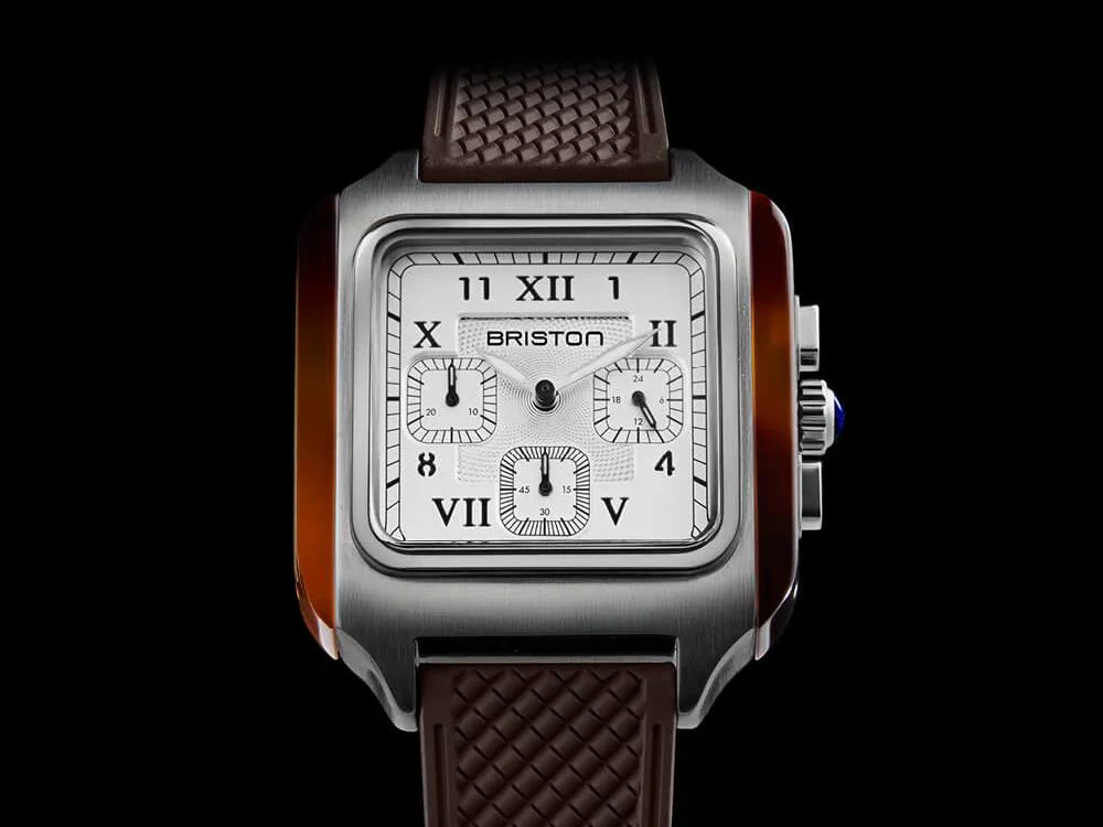 Briston Streamliner Kennedy Chrono Quartz Watch, 38,5mm, 251838.SA.T.2.FBR - Image 3