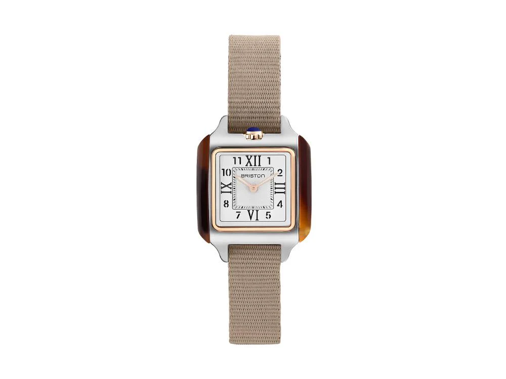Briston Streamliner Kennedy Petite Quartz Watch, White, 25 cm, 252025.PRA.T.2.NT - Image 2