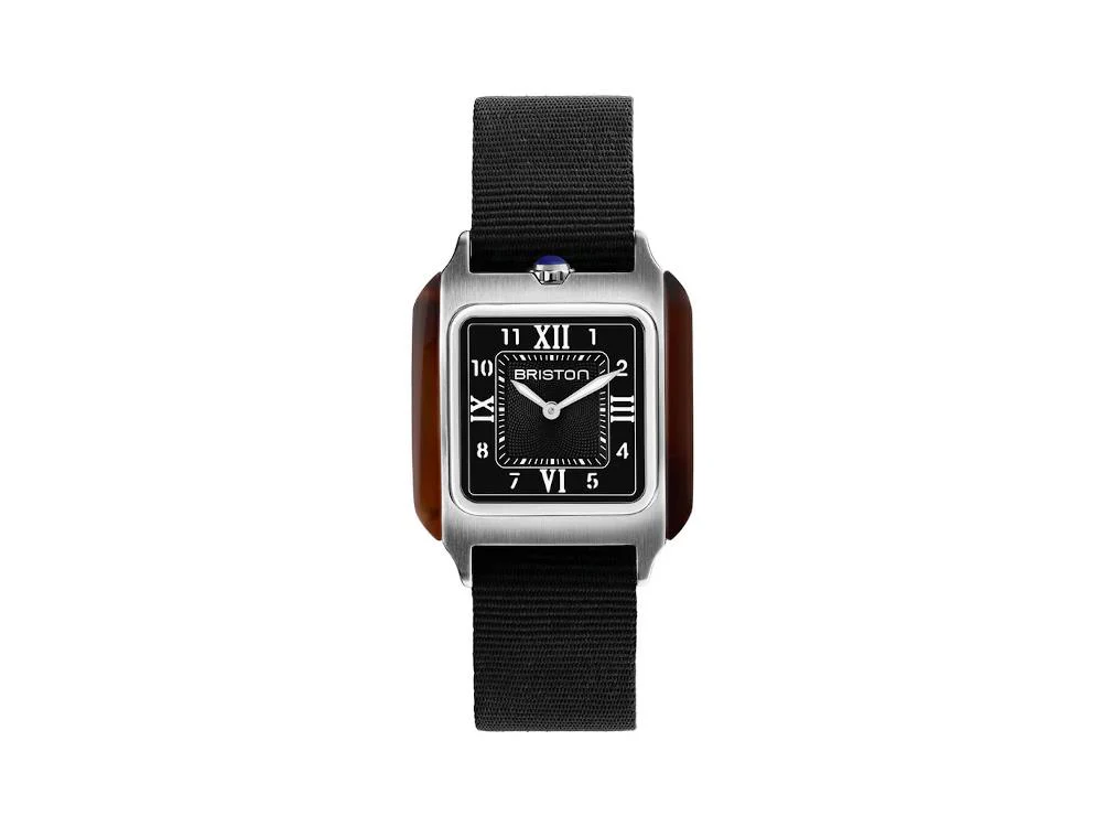 Briston Streamliner Kennedy Quartz Watch, Steel, Black, 30 mm, 252030.SA.T.1.NB - Image 2