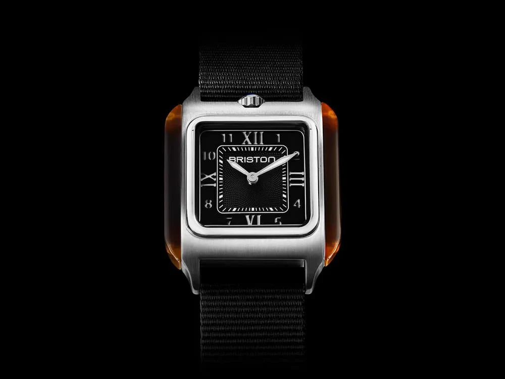 Briston Streamliner Kennedy Quartz Watch, Steel, Black, 30 mm, 252030.SA.T.1.NB - Image 3