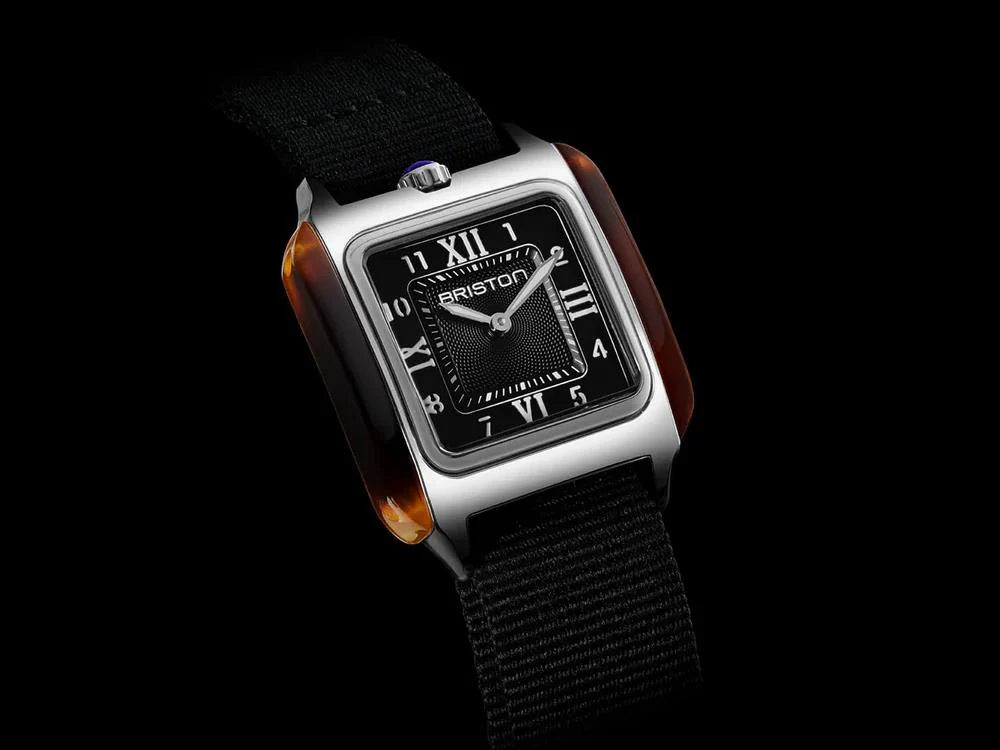 Briston Streamliner Kennedy Quartz Watch, Steel, Black, 30 mm, 252030.SA.T.1.NB - Image 4
