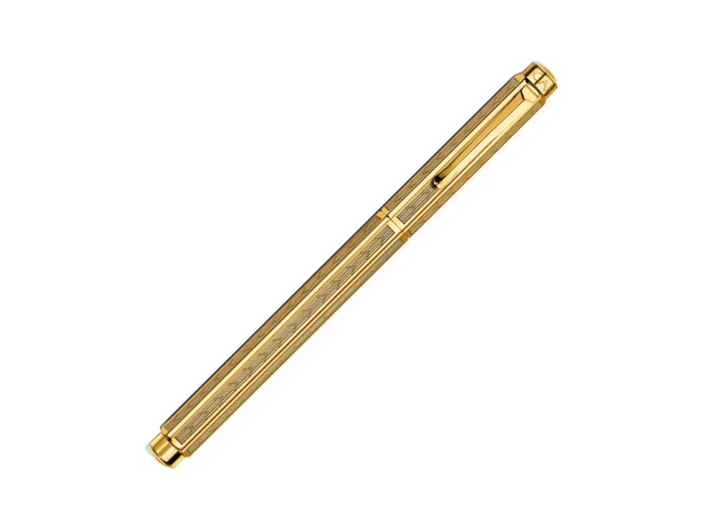 Caran d´Ache Ecridor Chevron Fountain Pen, PVD Gold, Gold, 958.208 - Image 3