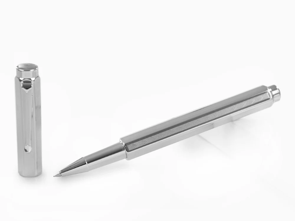 Caran d´Ache Ecridor Chevron Rollerball pen, Palladium, Silver, 838.286 - Image 2
