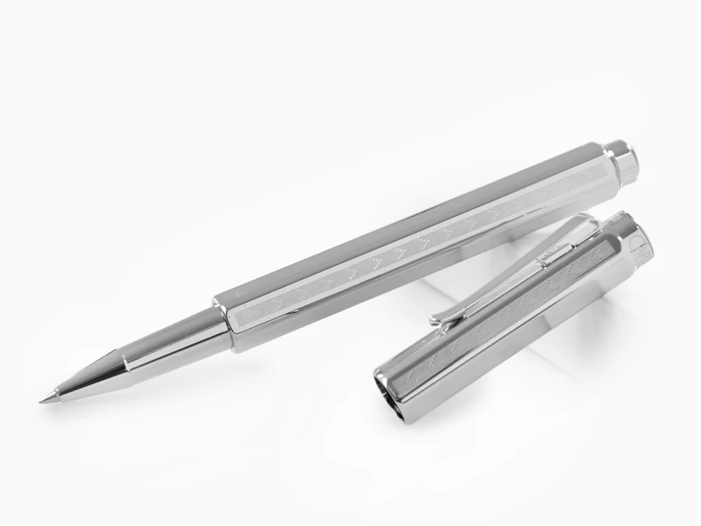 Caran d´Ache Ecridor Chevron Rollerball pen, Palladium, Silver, 838.286 - Image 4