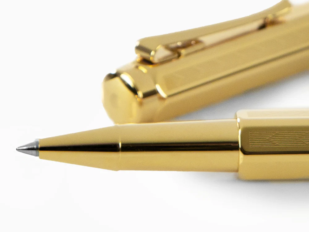 Caran d´Ache Ecridor Chevron Rollerball pen, PVD Gold, Gold, 838.208 - Image 5