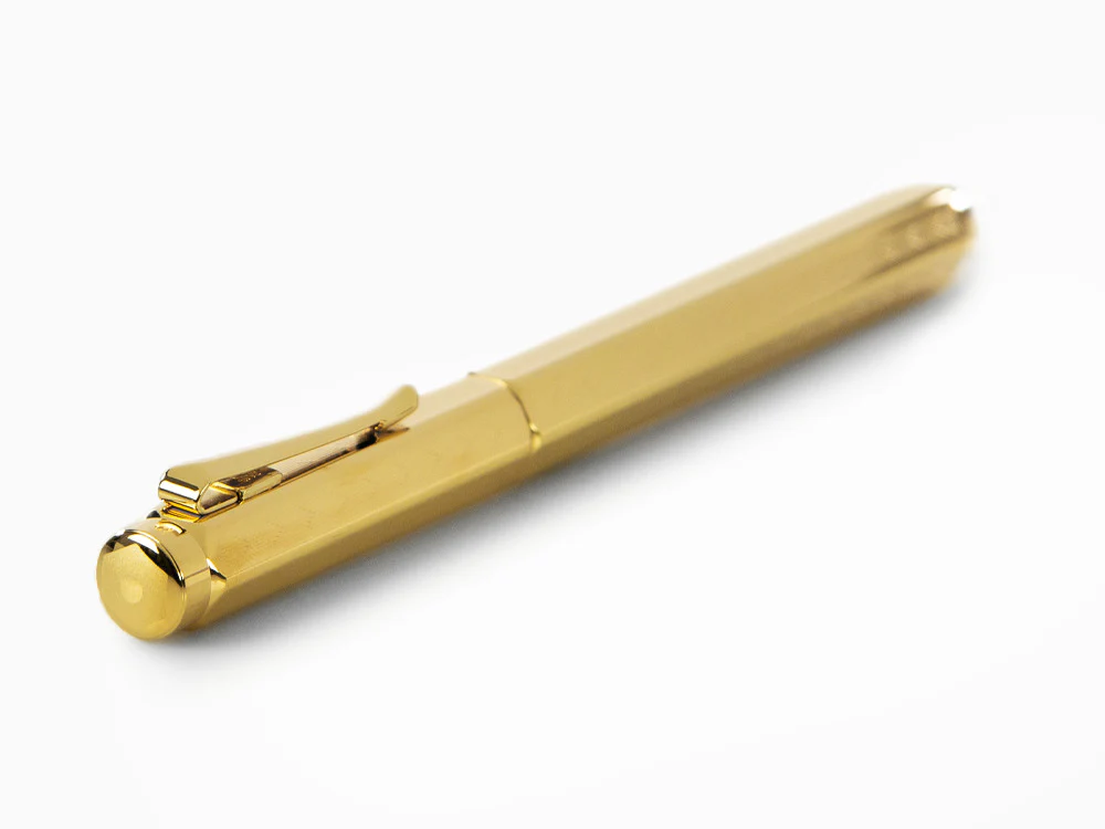 Caran d´Ache Ecridor Chevron Rollerball pen, PVD Gold, Gold, 838.208 - Image 6