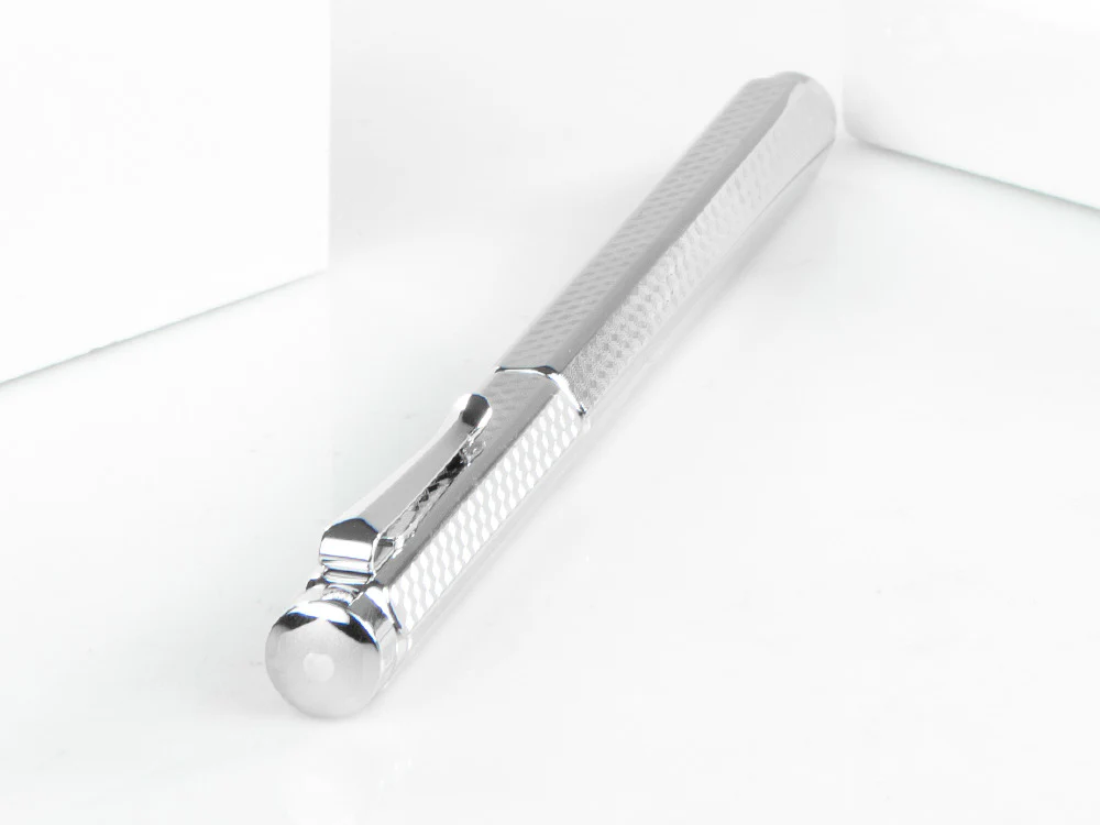 Caran d´Ache Ecridor Cubrik Fountain Pen, Palladium, Silver, 958.377 - Image 6