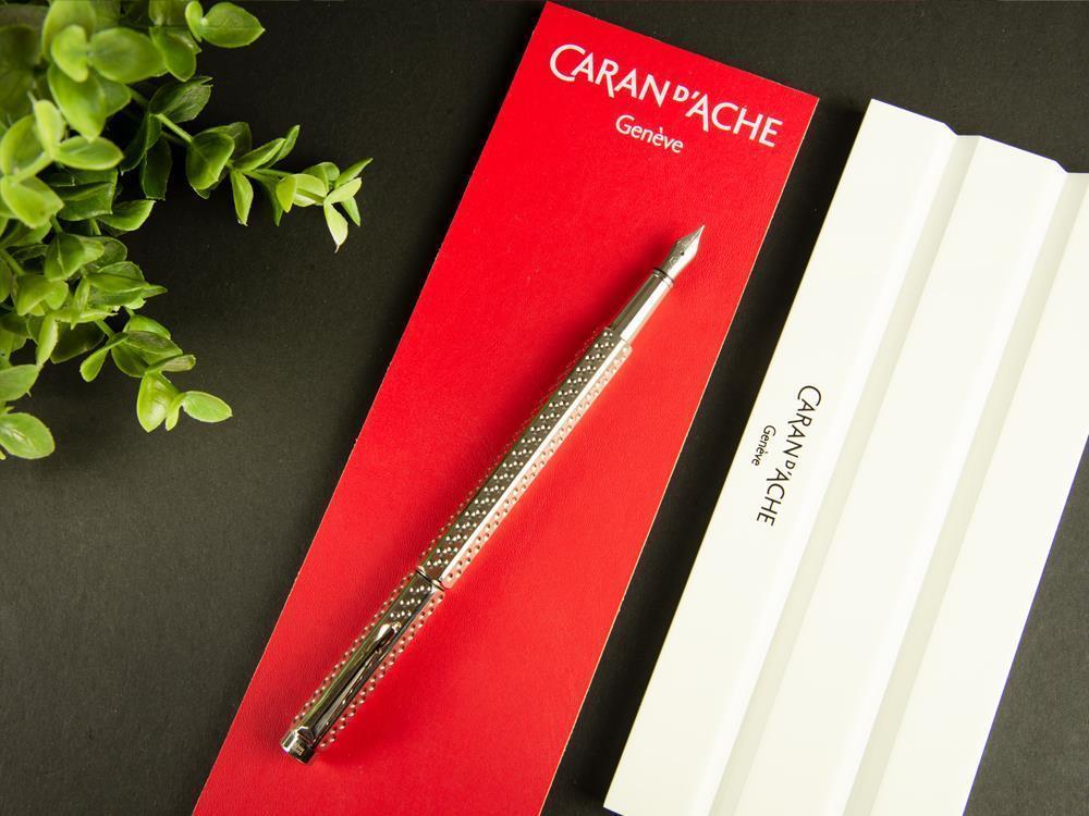 Caran d´Ache Ecridor Golf Fountain Pen, Palladium, Silver, 958.516 - Image 4