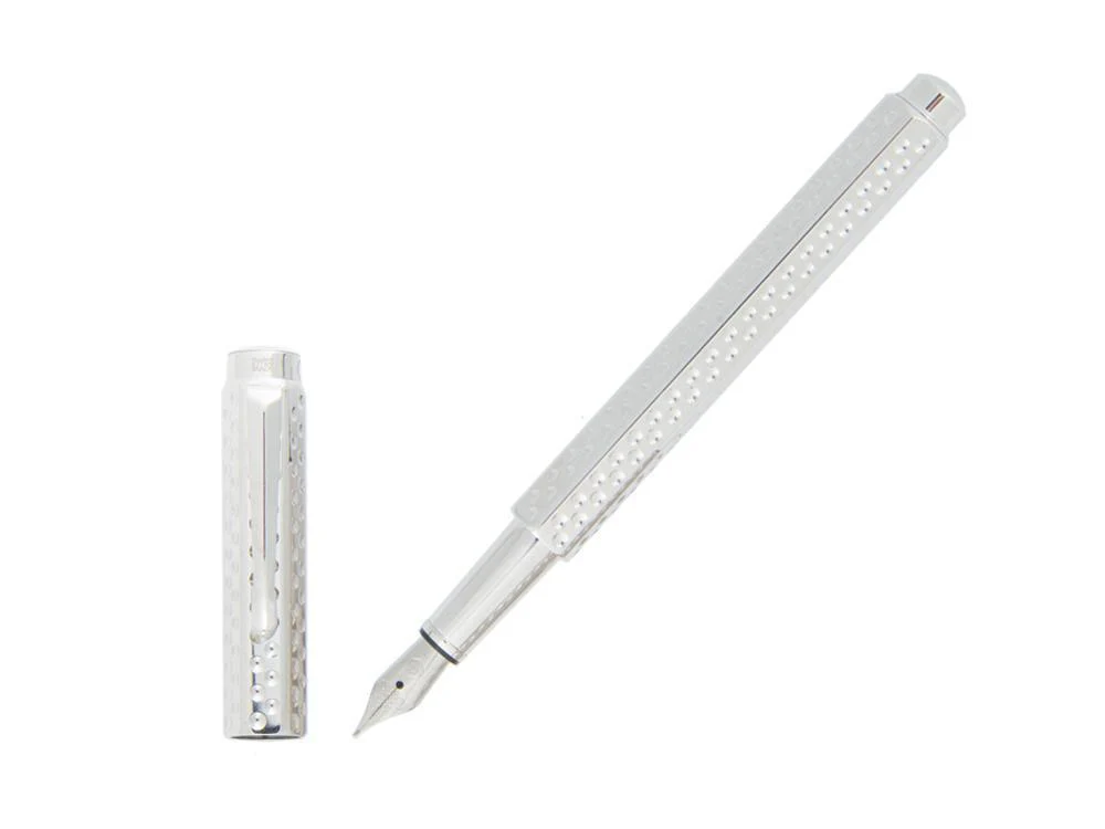 Caran d´Ache Ecridor Golf Fountain Pen, Palladium, Silver, 958.516 - Image 8
