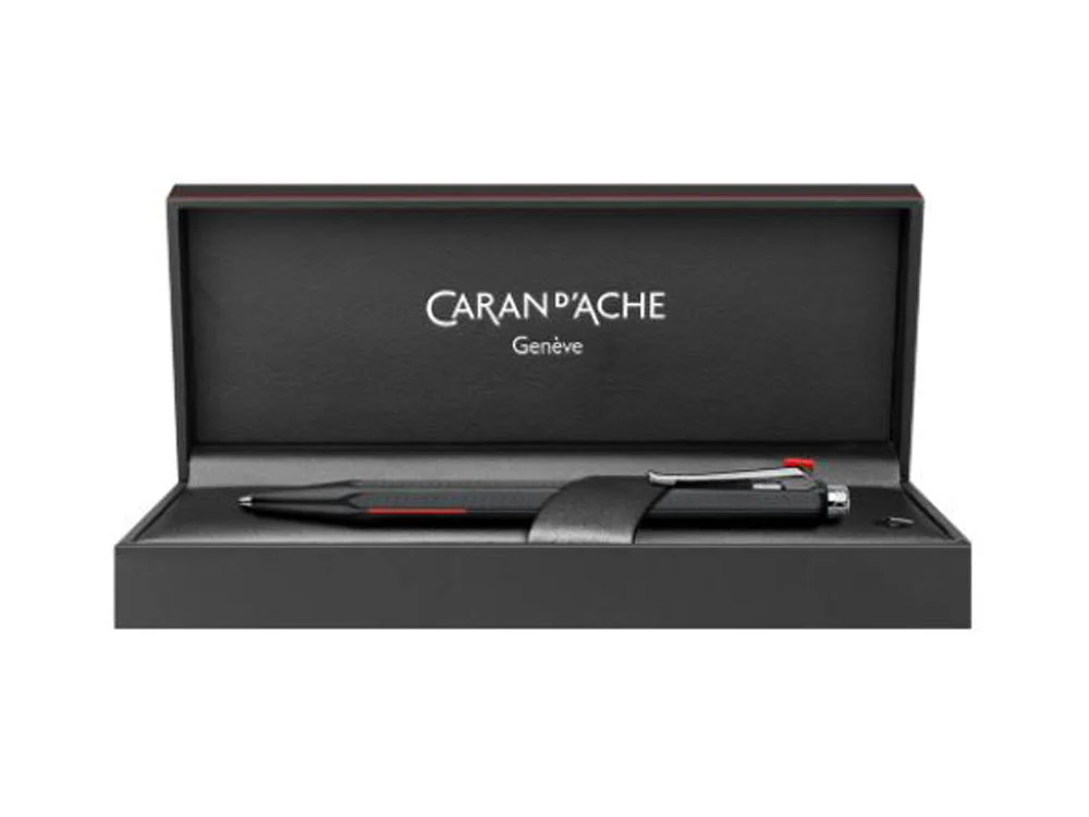 Caran d´Ache Ecridor Racing Ballpoint pen, Chrome, Black, Palladium, 890.009 - Image 3