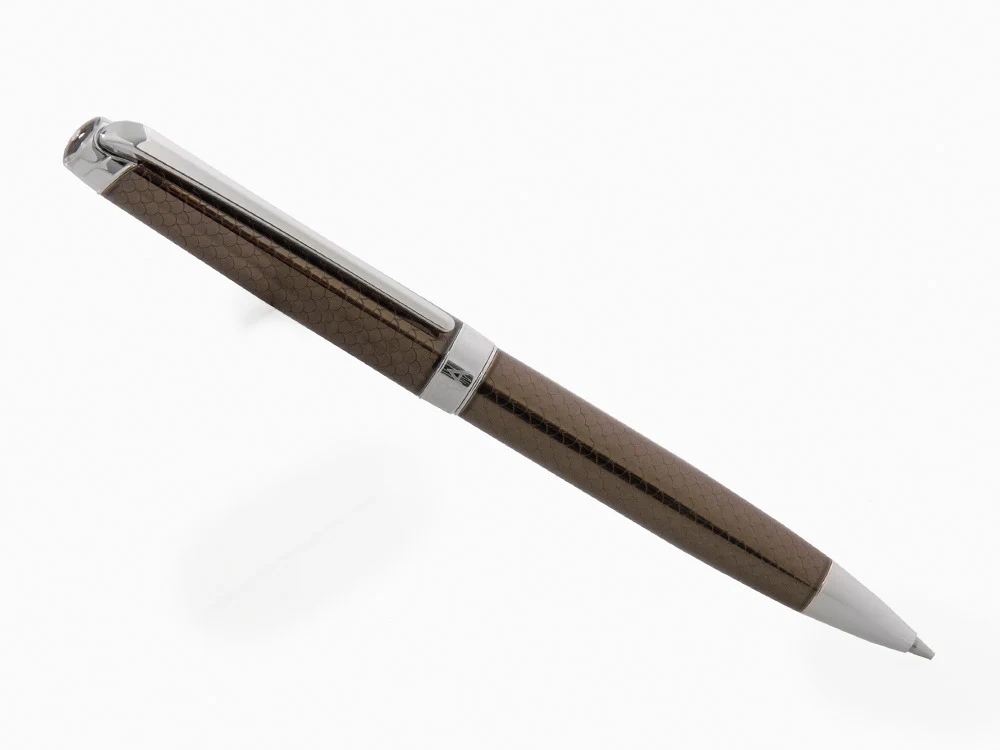 Caran d´Ache Léman Caviar Mechanical pencil, Lacquer, Brown, Rhodium, 4769.497 - Image 3