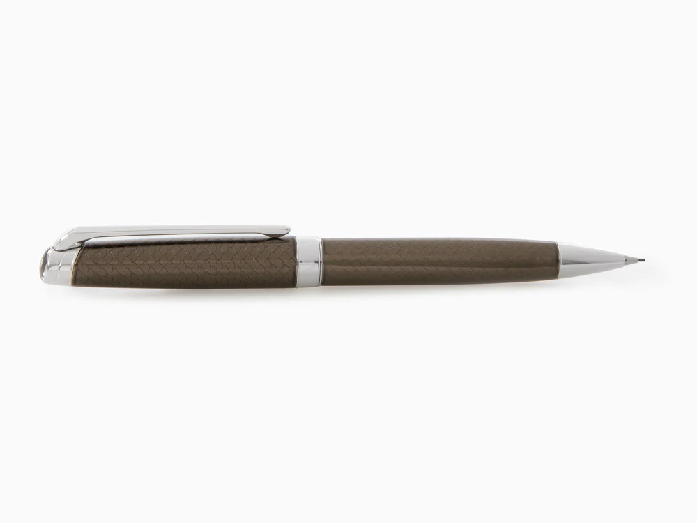 Caran d´Ache Léman Caviar Mechanical pencil, Lacquer, Brown, Rhodium, 4769.497 - Image 4