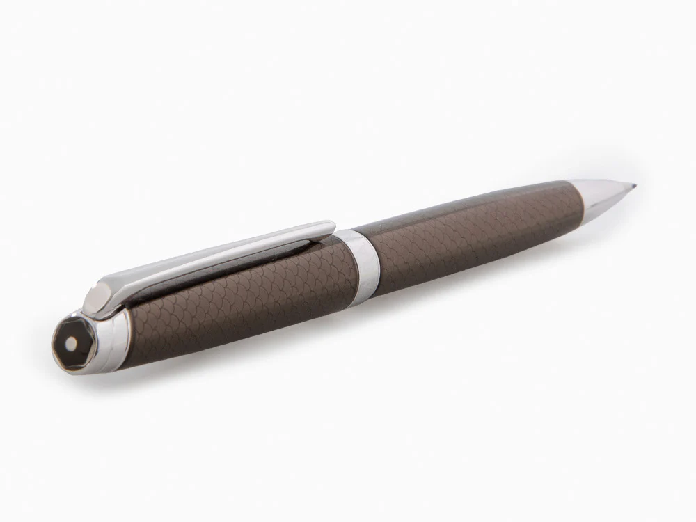 Caran d´Ache Léman Caviar Mechanical pencil, Lacquer, Brown, Rhodium, 4769.497 - Image 6