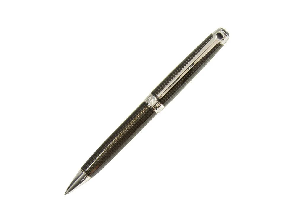 Caran d´Ache Léman de Nuit Ballpoint pen, Black Lacquer, Rhodium Trims, 4789.019 - Image 3