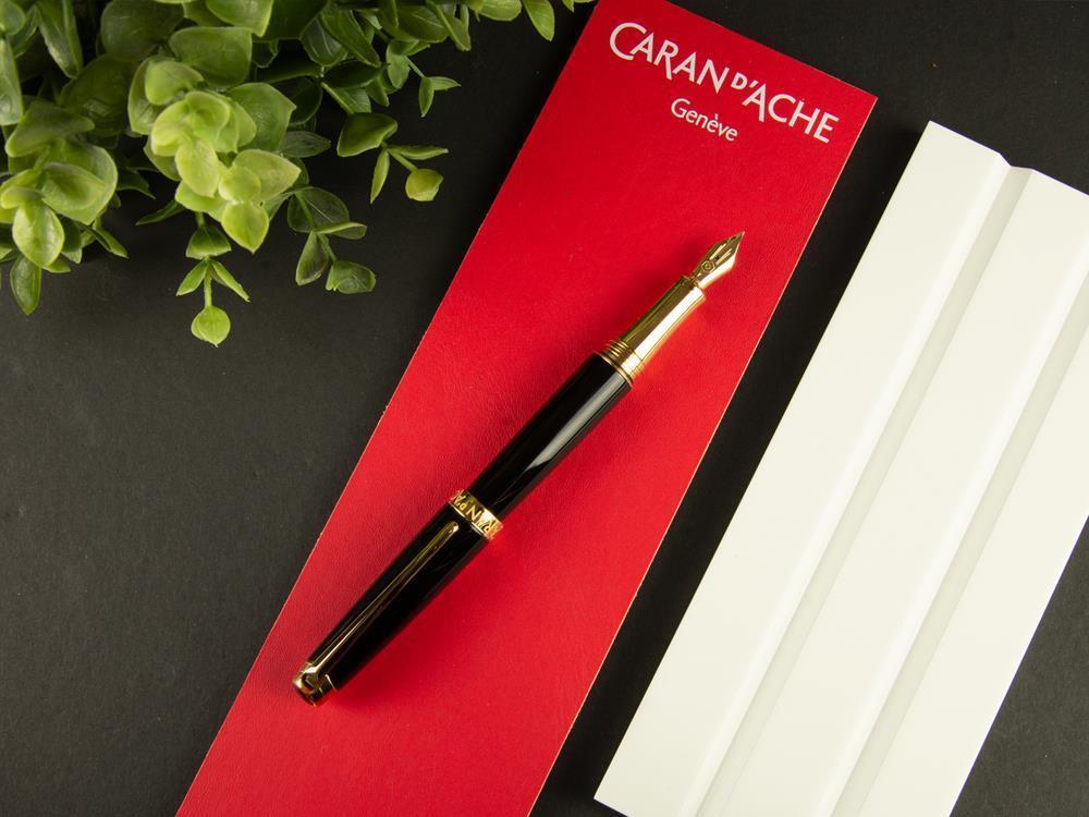 Caran d´Ache Léman Ebony Black Fountain Pen, Lacquer, 4799.282 - Image 4