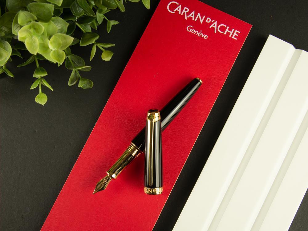Caran d´Ache Léman Ebony Black Fountain Pen, Lacquer, 4799.282 - Image 7