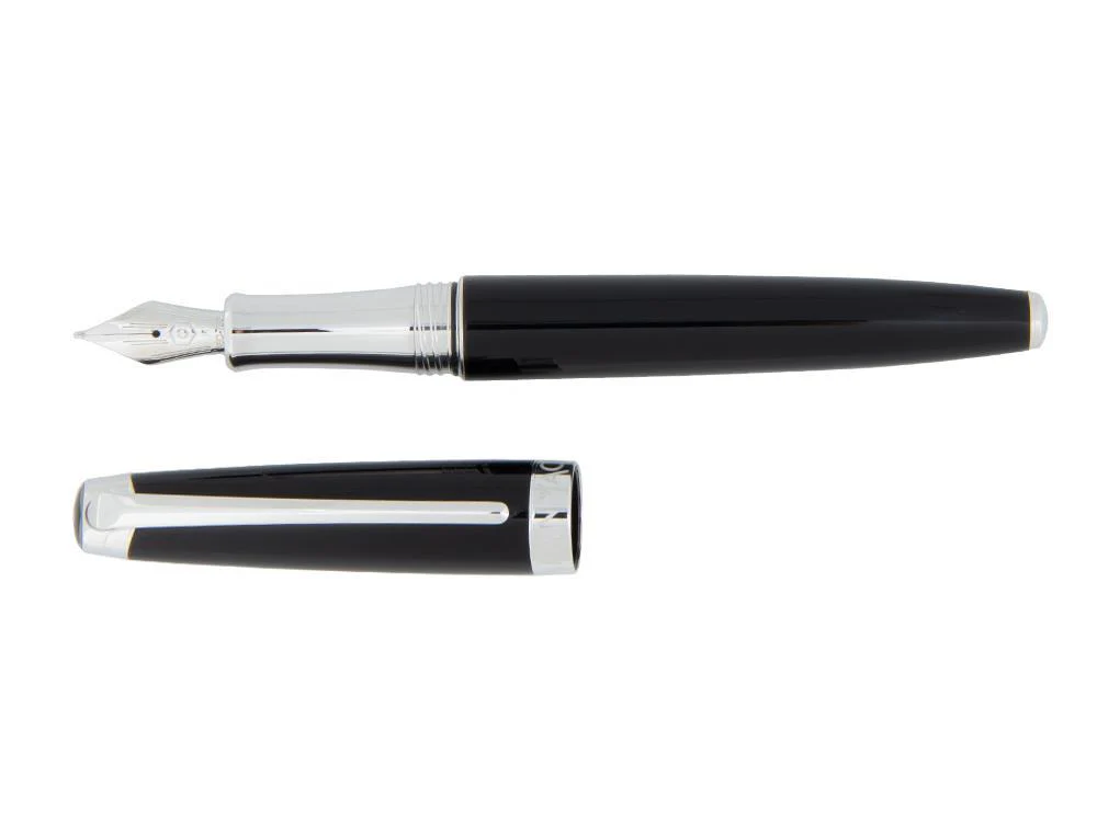 Caran d´Ache Léman Ebony Black Fountain Pen, Lacquer, 4799.782 - Image 4
