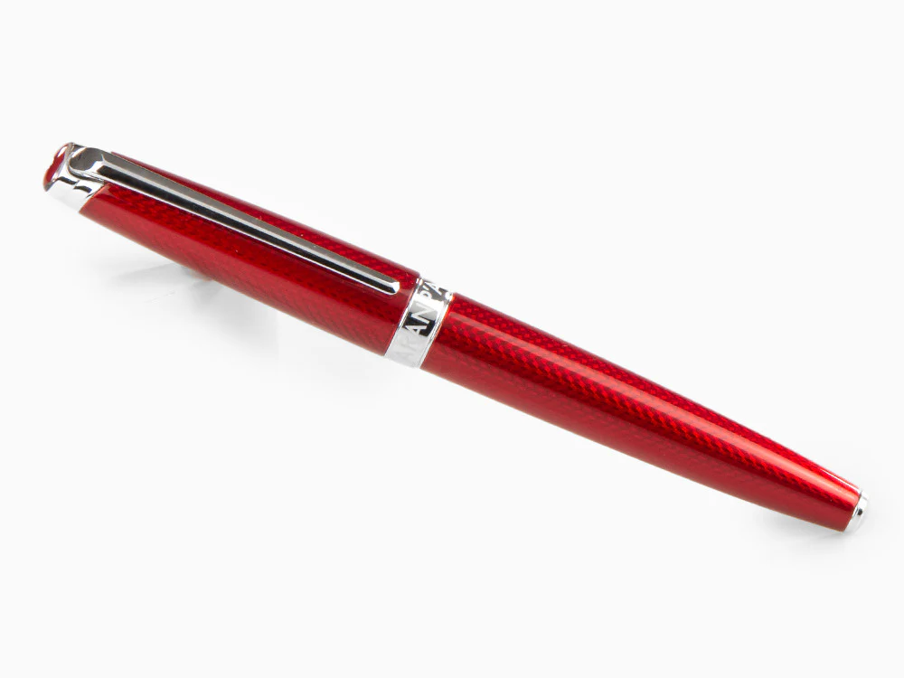 Caran d´Ache Léman Rouge Carmin Fountain Pen, Red, Rhodium, 4799.580 - Image 3