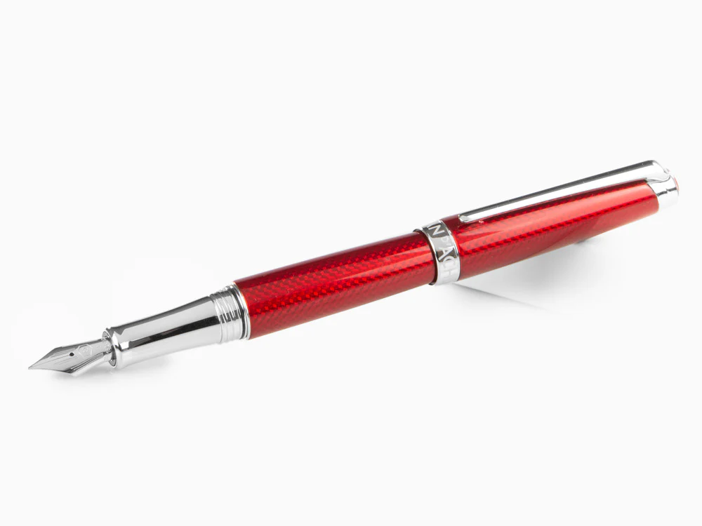 Caran d´Ache Léman Rouge Carmin Fountain Pen, Red, Rhodium, 4799.580 - Image 4