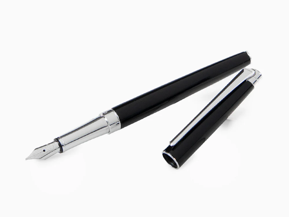 Caran d´Ache Léman Slim Black Ebony Fountain Pen, Black, 4791.782 - Image 4