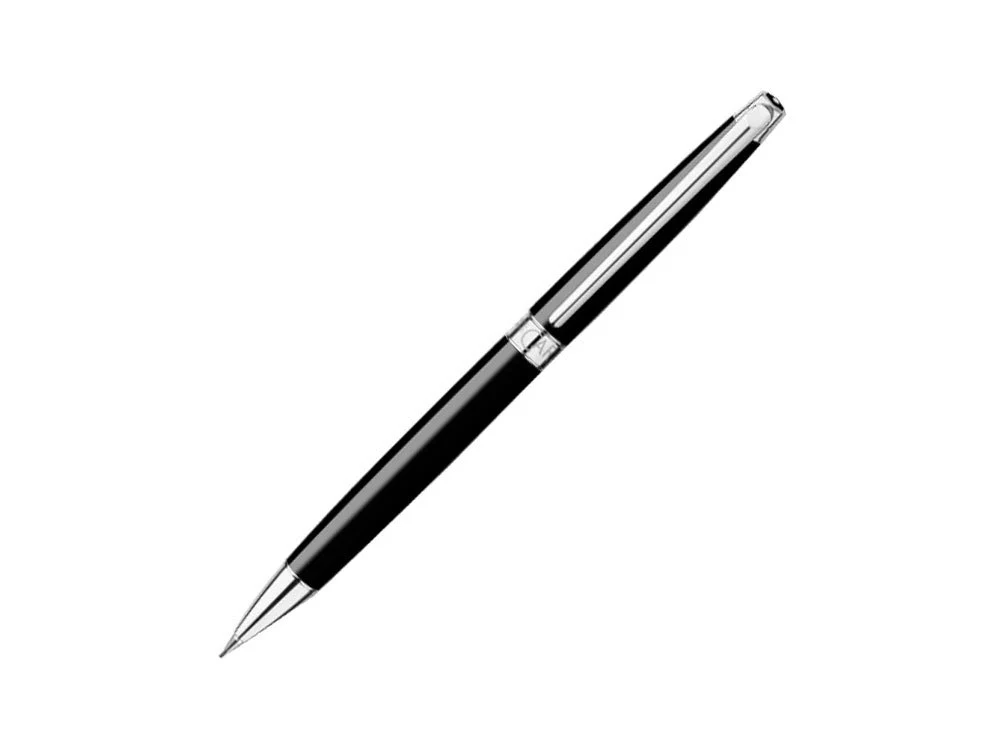 Caran d´Ache Léman Slim Black Ebony Mechanical pencil, Black, Rhodium, 4761.782 - Image 2