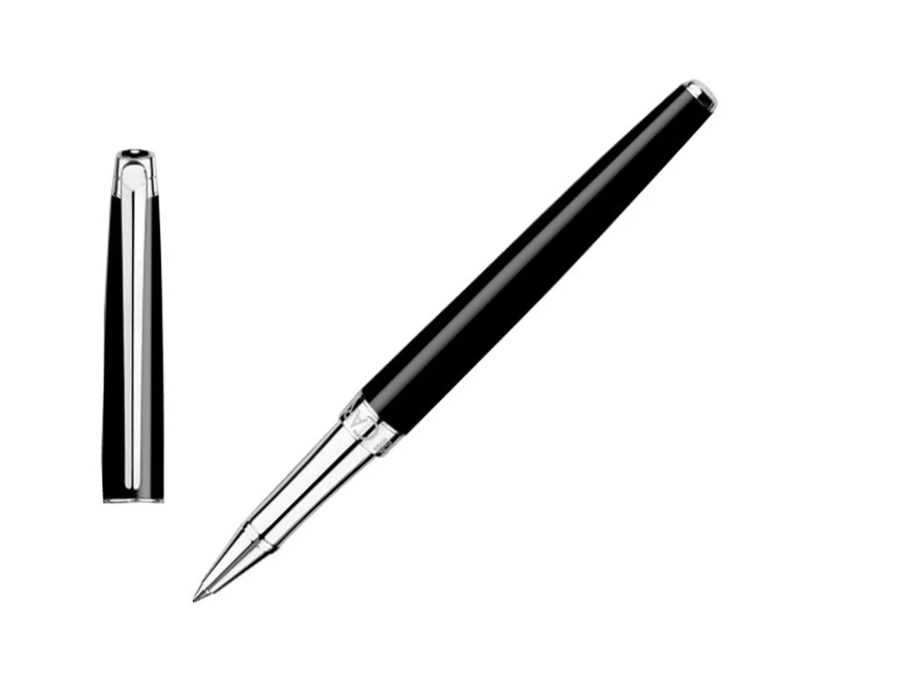 Caran d´Ache Léman Slim Black Ebony Rollerball pen, Lacquer, Black, 4771.782 - Image 2