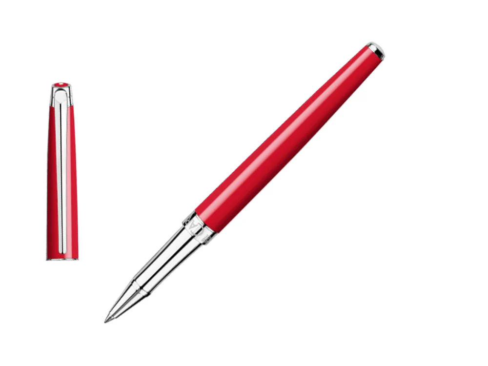 Caran d´Ache Léman Slim Scarlet Red Rollerball pen, Lacquer, Red, 4771.770 - Image 2