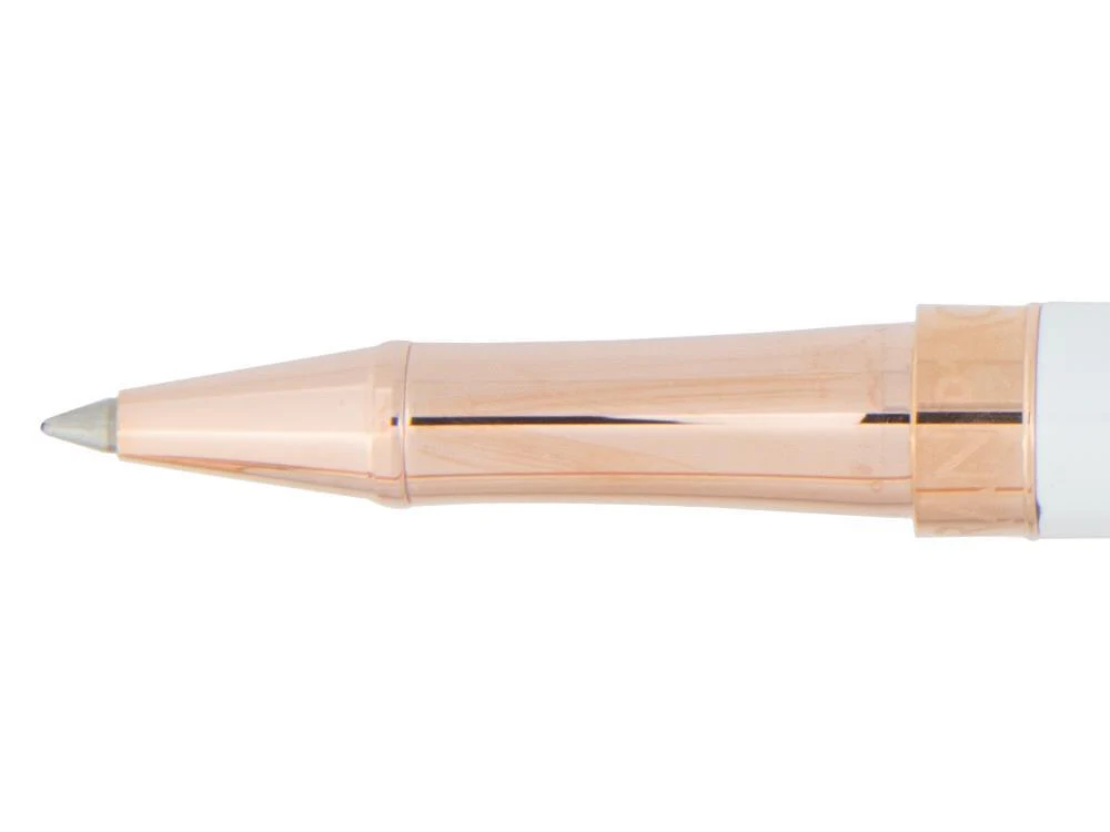 Caran d´Ache Léman Slim White Rosegold Rollerball pen, Lacquer, White, 4771.001 - Image 5