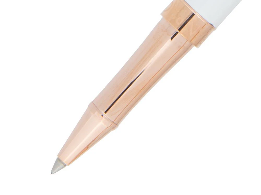 Caran d´Ache Léman Slim White Rosegold Rollerball pen, Lacquer, White, 4771.001 - Image 6