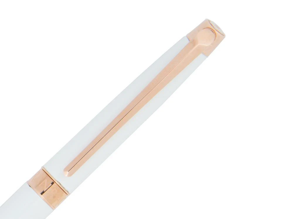 Caran d´Ache Léman Slim White Rosegold Rollerball pen, Lacquer, White, 4771.001 - Image 7