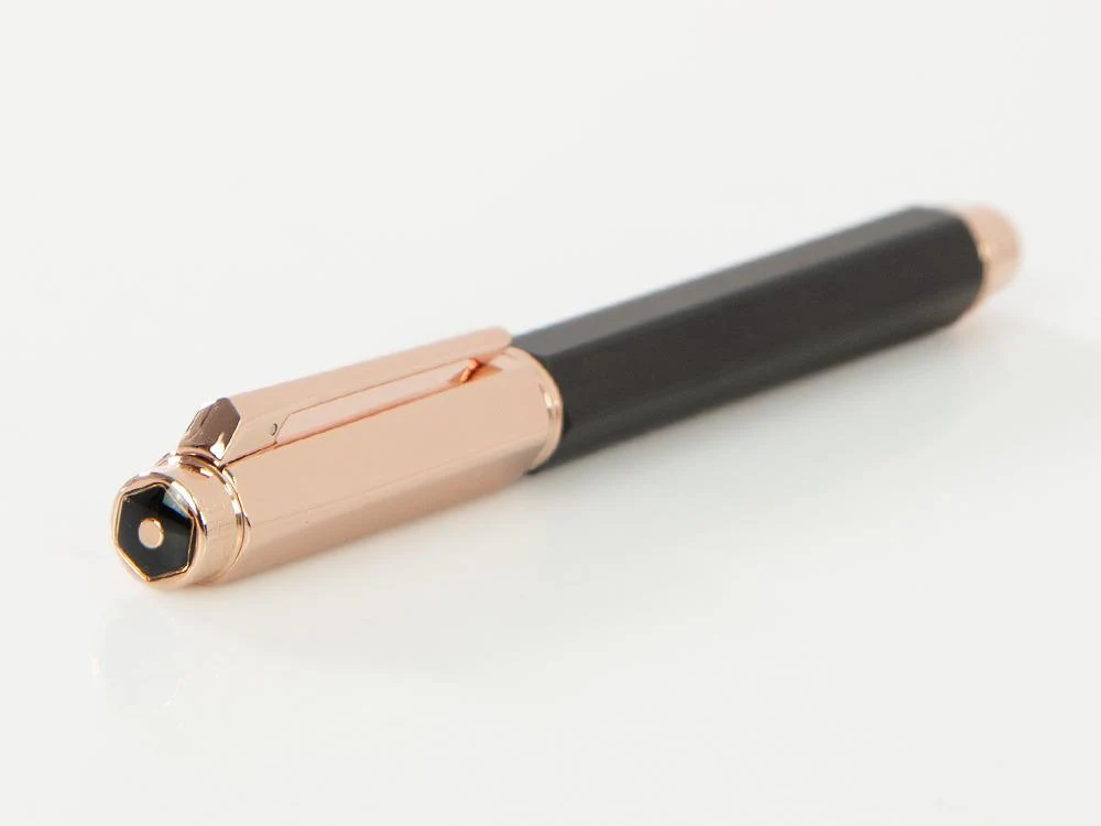 Caran d´Ache Varius Ebony Fountain Pen, PVD Rose Gold, Brown, 4490.142 - Image 6