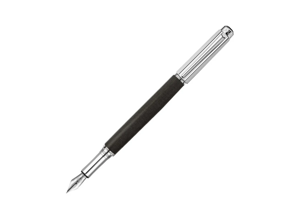 Caran d´Ache Varius Ivanhoe Black Fountain Pen, Coat of mail, C4490.082
