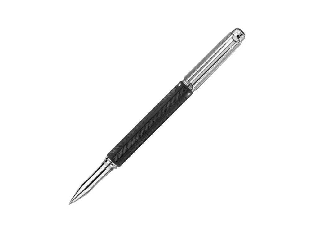 Caran d´Ache Varius Rubracer Rollerball pen, Rubber, Black, Rhodium, 4470.085 - Image 2
