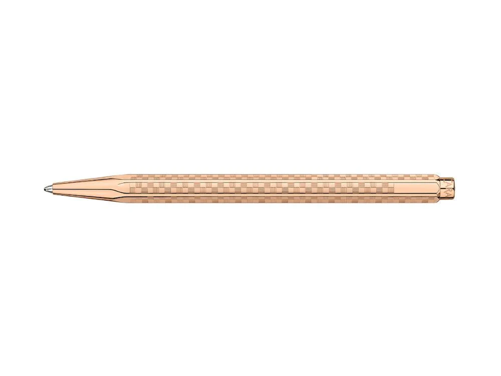 Caran d'Ache Ecridor Damier Ballpoint pen & Black Leather Case, 8902.567 - Image 3