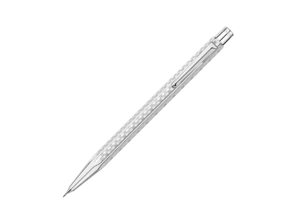 Caran d'Ache Ecridor Damier Mechanical pencil, Brass, Silver, 4.566 - Image 2