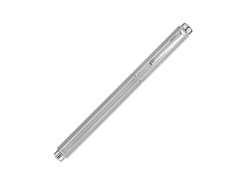 Caran d'Ache Ecridor Milanese Mesh Fountain Pen, Brass, Silver, 958.345 - Image 3