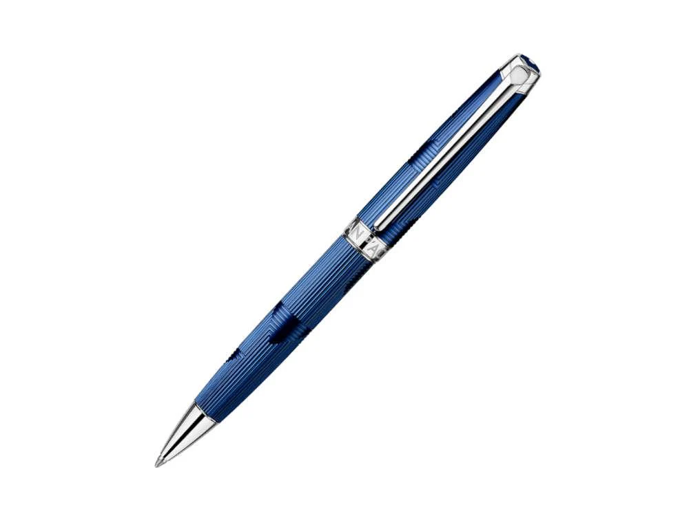 Caran d'Ache Léman Bleu Marin Ballpoint pen, Lacquer, Blue, 4789.169 - Image 2
