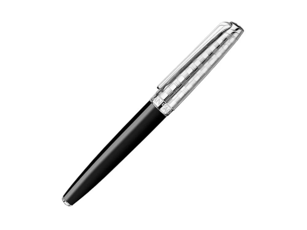 Caran d'Ache Léman Damier Fountain Pen & Black Leather Case,  4799.566 - Image 4